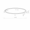 Nowoczesna lampa sufitowa beżowy minimalistyczny plafon FOURTY ROUND IX BEIGE 11954 Nowodvorski Lighting 